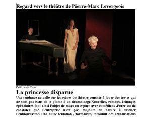 Regard vers le théâtre de Pierre-Marc Levergeois « Madame se meurt » Théâtre de Poche – jusqu’au 13 Janvier 2020