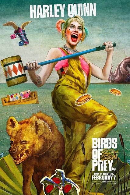 Affiches personnages US pour Birds of Prey de Cathy Yan