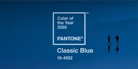 Tendances créatives : le Classic Blue est la couleur de l’année 2020 pour Pantone