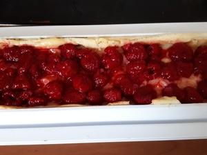 Bûche au Lemon Curd et Framboises