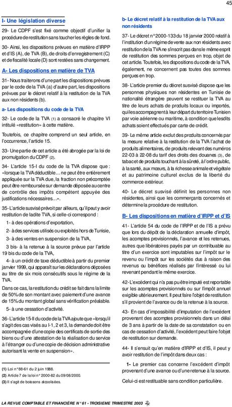 Le droit de restitution des sommes perçues en trop : Une ...