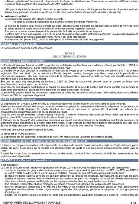 Attestation De Restitution Des Fonds Amundi