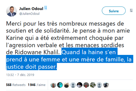 Julien Odoul #RN ne recule devant rien. Né avant la honte…