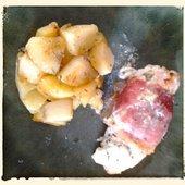 Récapitulatif plat de Noël (viande, poisson) Poulet en robe de sauge et jambon de Parme - La cuisine de poupoule