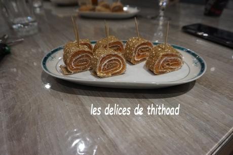 roulés au saumon roulés au saumon