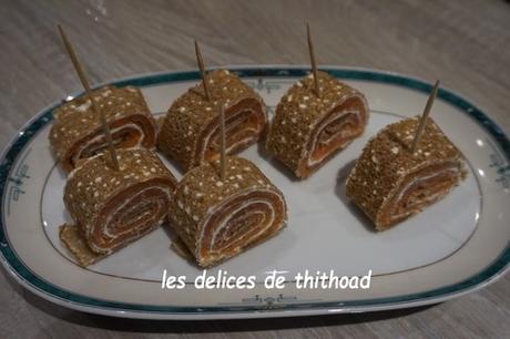 roulés au saumon roulés au saumon