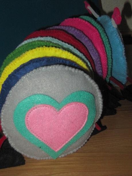 Mes ouvrages - quelques essaies de feutrine