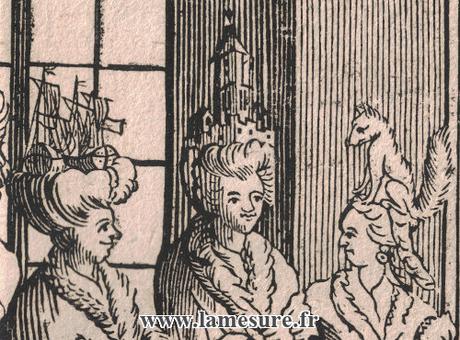 Hautes coiffures féminines de 1778