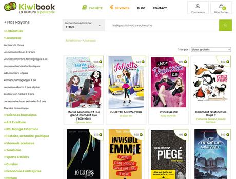 Kiwibook, une librairie en ligne qui offre des livres gratuits !