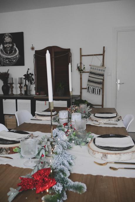 Astuces pour une jolie décoration de table de Noël ambiance naturelle