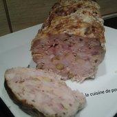 Terrine de veau au foie gras et pistache - La cuisine de poupoule