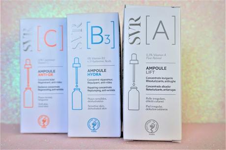 Ampoules SVR A B3 C Les ampoules SVR, l'ABC de l'éclat