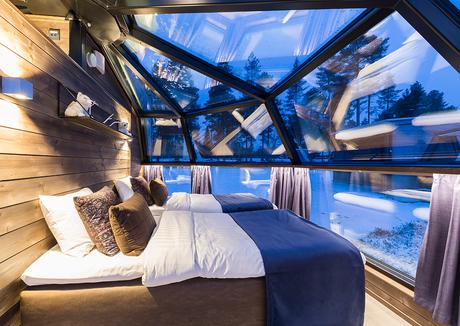 Vous pouvez passer la nuit dans des Igloos en verre en regardant les aurores boréales Vous pouvez passer la nuit dans des Igloos en verre en regardant les aurores boréales
