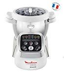 Moulinex HF802AA1 Robot Cuiseur Multifonction Companion - 6 programmes automatiques, 5 accessoires inclus, capacité jusqu'à 6 personnes, 1 million de menus