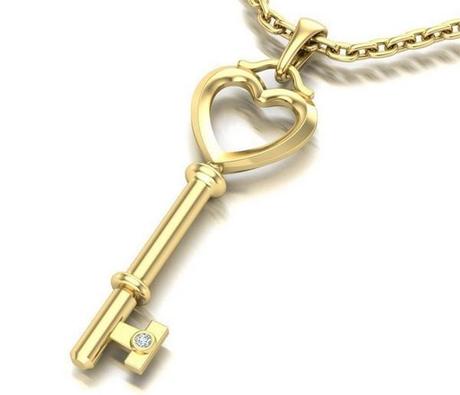 Les differents types de bijoux porte bonheur pendentif clé en or