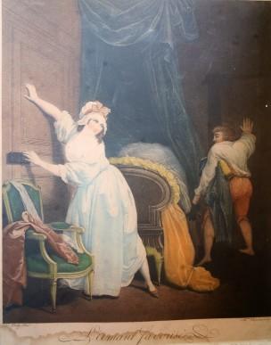 Boilly 1791 C1 L'amant favorise gravure de Chaponnier