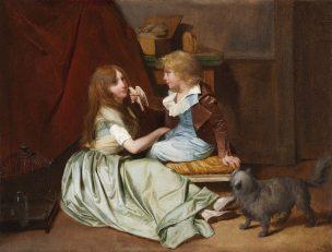 boilly 1785 ca La tourterelle coll part