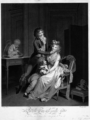 Boilly 1791 ca Ah Qu'elle est gentille gravure de Bonnefoy