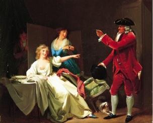 Boilly 1791 A2 Ah Le vieillard Jaloux Ah qu'il est sot Pasadena