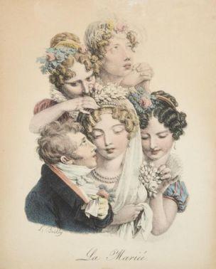 Boilly 1825 ca La mariee Les grimaces