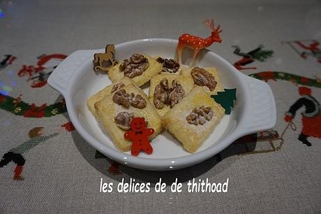 Carrés aux noix Carrés aux noix