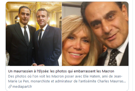Un facho à l'Elysée ? Les photos à ne surtout pas diffuser…  #LREM #Macron #antisemitisme #AF