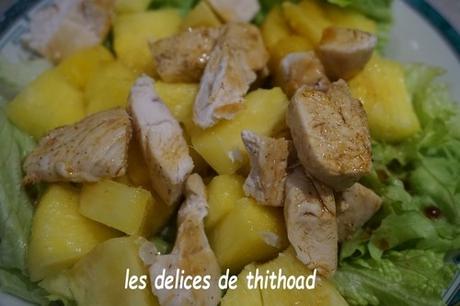 salade d'ananas pimenté