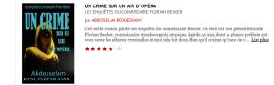 Un crime sur un air d’opéra, une enquête du commissaire Becker