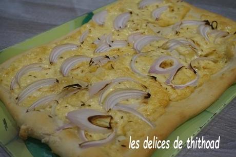 pizza gouda, cumin et oignons pizza gouda, cumin et oignons