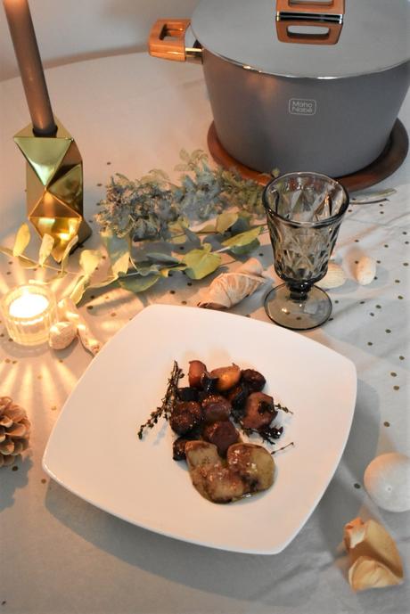 Recette festive au Maho Nabé – Le Foie Gras Poêlé aux Légumes Caramélisés