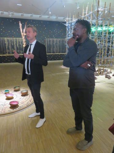 Jérôme Sans et Pascale Marthine Tayou