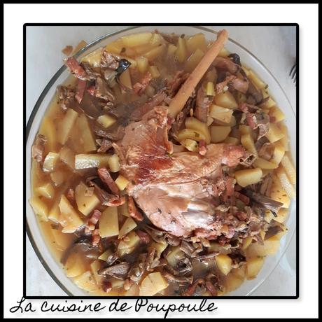 Cuisse de dinde au cidre et aux cèpes Cuisse de dinde au cidre et aux cèpes