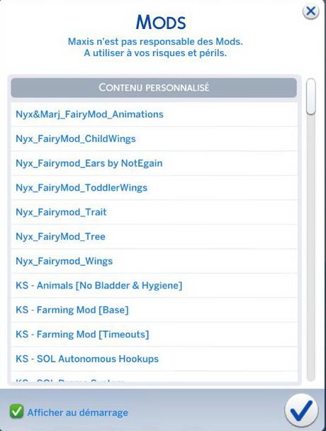 Liste des mods de Sims 4