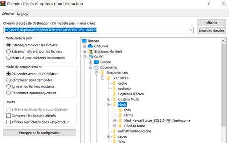 Repertoire des mods sims 4