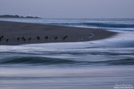 marée descendante à l'#aube à #Bénodet #Bretagne #Finistère