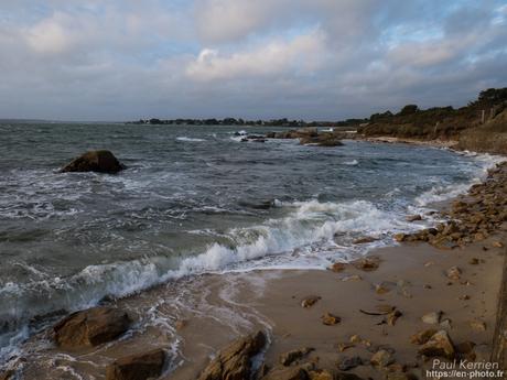 marée descendante à l'#aube à #Bénodet #Bretagne #Finistère