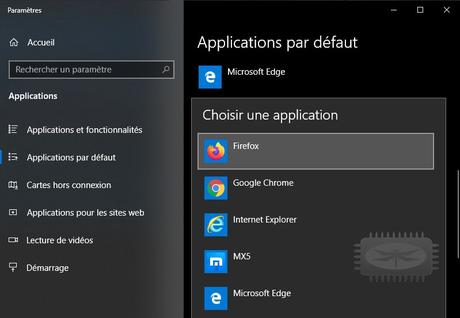 Changer votre navigateur par défaut dans Windows 10