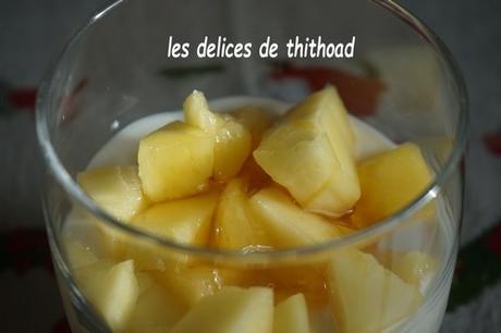 Verrines de mangue à la Canadienne
