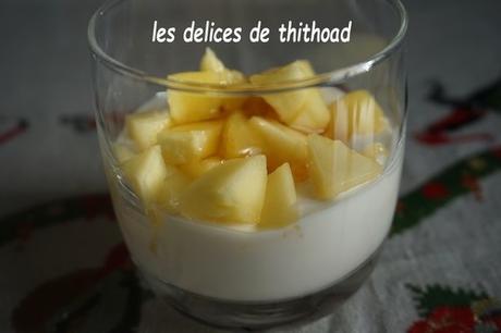 Verrines de mangue à la Canadienne
