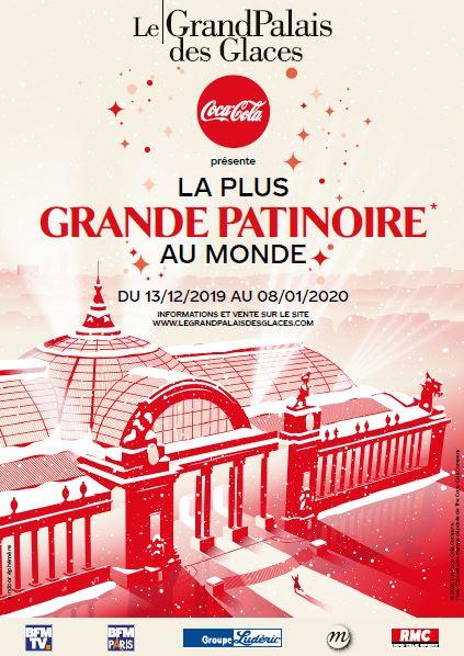 Un village Coca-Cola X Restos du Cœur à la patinoire du Grand Palais