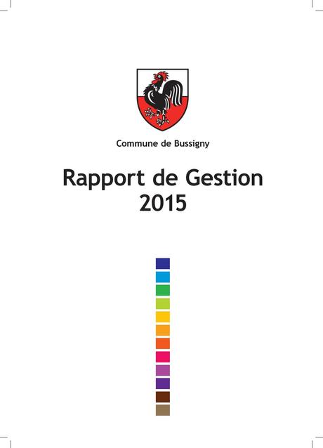 Rapport de gestion 2015 - Commune de Bussigny by Commune de ...