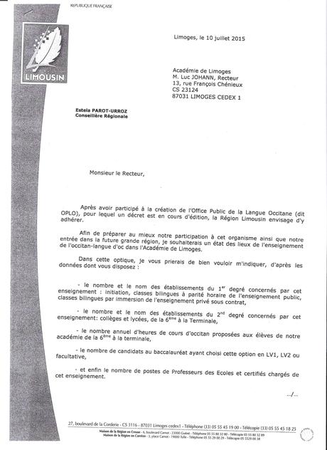 lettre rectorat Recours au Tribunal administratif contre le Rectorat de ...