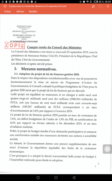 compte rendu hebdomadaire  voir