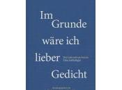 (Note lecture) Grunde wäre lieber Gedicht. Drei Jahrzehnte Poesie., Alain Lance (livre allemand)