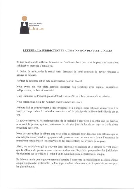 lettre à une avocate lettre à une avocate