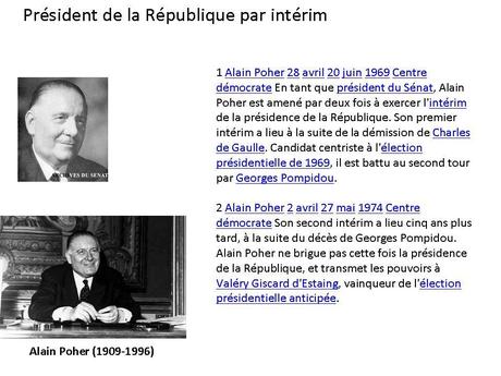 La France - et ses présidents