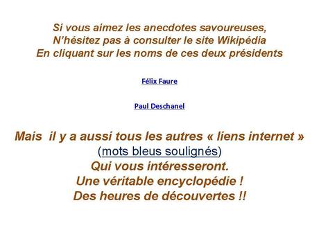 La France - et ses présidents