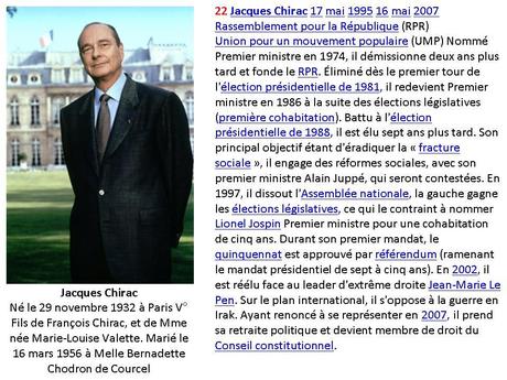 La France - et ses présidents