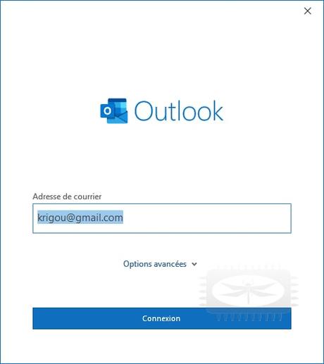 Configurer un compte Gmail dans Outlook Office 365