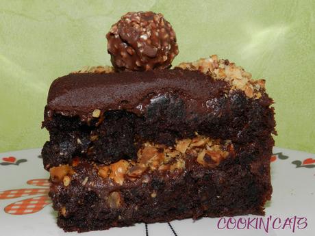 GÂTEAU CHOCO - NOISETTE (sans gluten, végétalien)